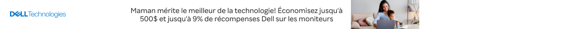 Obtenez Jusqu’à 5% en remises en argent de la part de Rakuten.ca grâce aux bons et aux codes promotionnels de Dell Technologies
